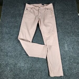 AG Adriano Goldschmied Jeans Men's 33x34‎ The Dylan Slim Skinny Pants Pink